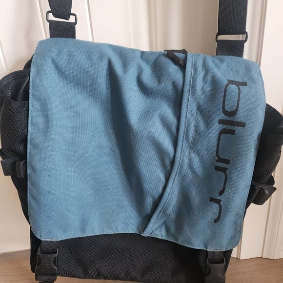 Blur blue/black flat bottom bag - Picture 2 of 11
